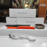 Smartwatch Ultra Pro con 2 correas ( negro + naranja  ) - additional image 4
