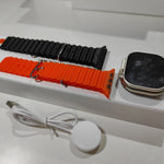 Smartwatch Ultra Pro con 2 correas ( negro + naranja  ) - additional image 1