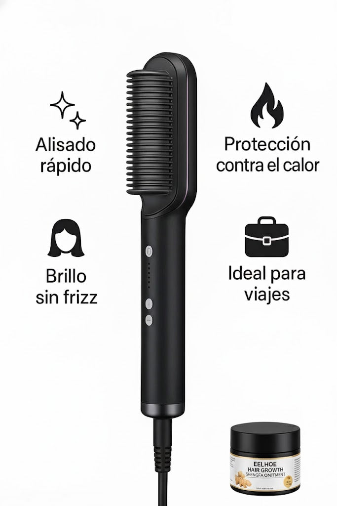 💎 DIAMO™ Cepillo Alisador Instantáneo + Regalo Exclusivo