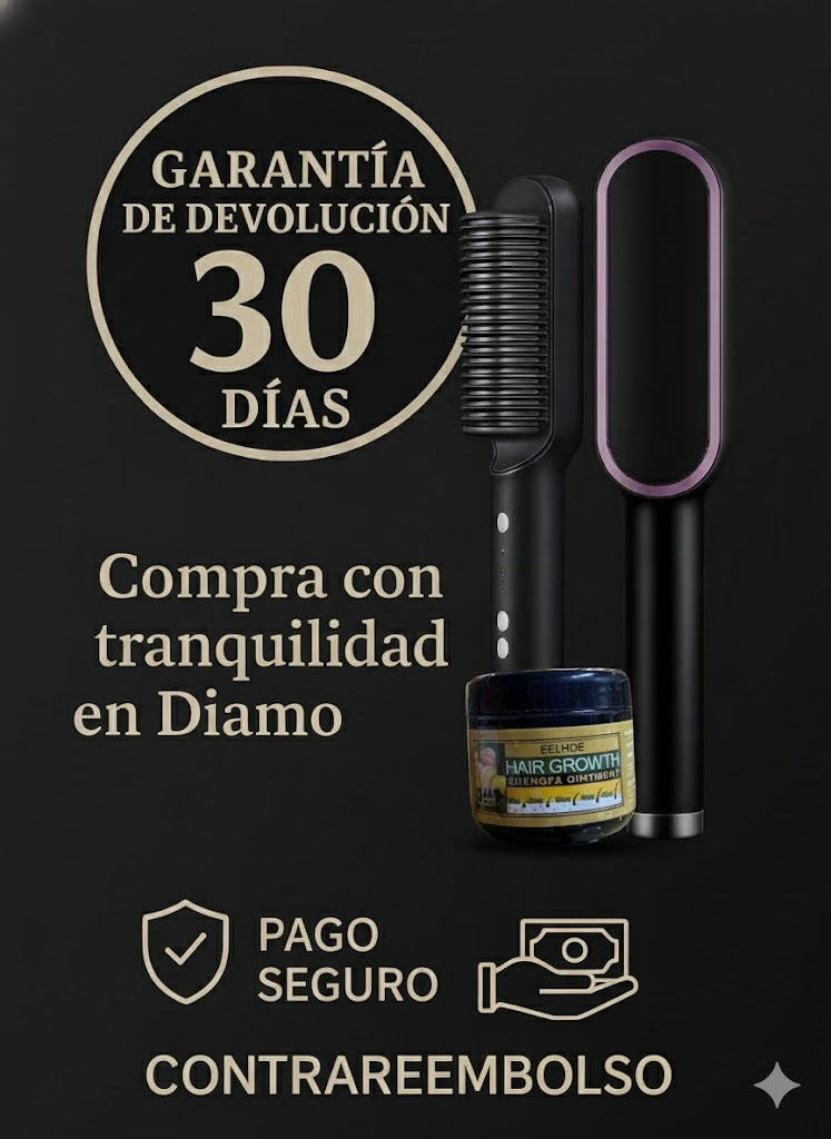 💎 DIAMO™ Cepillo Alisador Instantáneo + Regalo Exclusivo